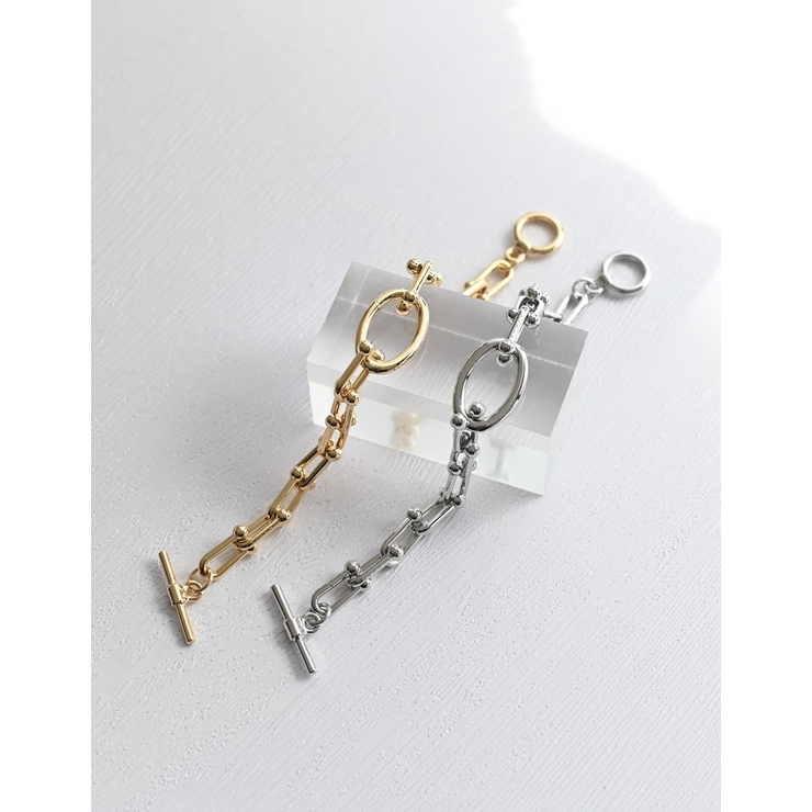 オーバルモチーフチェーンブレスレット | Re:EDIT | 詳細画像8 