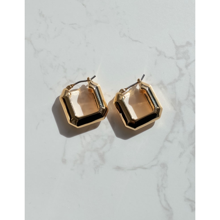 スクエアフープピアス | Re:EDIT | 詳細画像2 