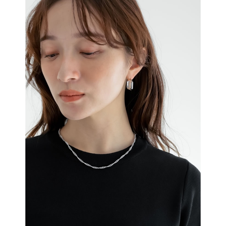 スクエアフープピアス | Re:EDIT | 詳細画像5 