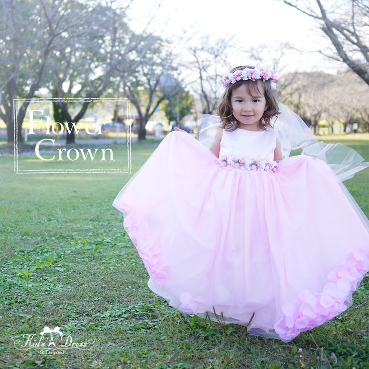 まるで花嫁さんのように可愛いフラワーベール 子供 髪飾り 品番 Zy Girl ガール のレディースファッション通販 Shoplist ショップリスト