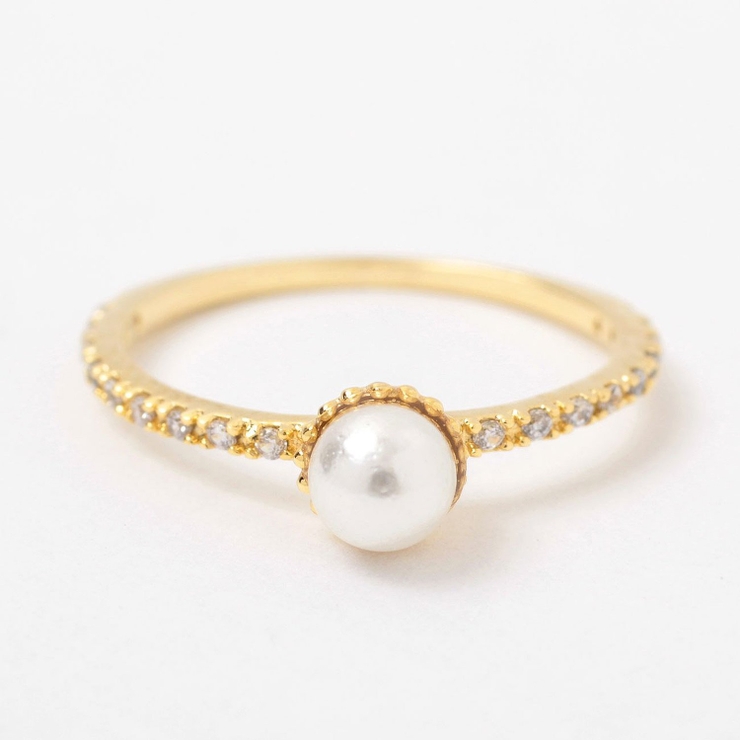 一粒パールリング ラインストーン 結婚式 品番 Zy Girl ガール のレディースファッション通販 Shoplist ショップリスト