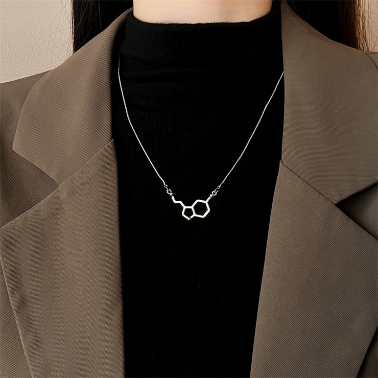 ハニカムモチーフシルバーネックレス 10015[品番：XB000010301