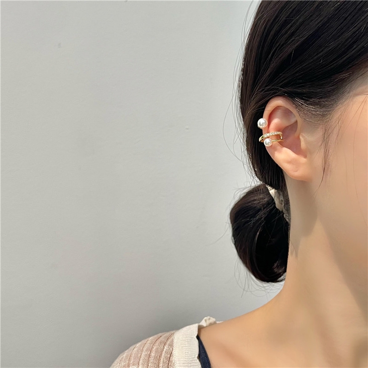パール×ストーン イヤーカフ 10067[品番：XB000010337]｜G&L Style