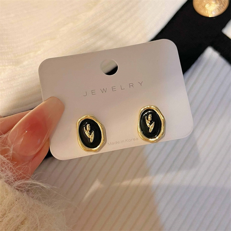 A | フラワーモチーフフレームピアス・イヤリング 10095 | G&L Style