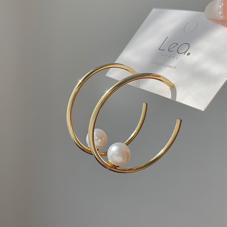 パールフープピアス 10205[品番：XB000010475]｜G&L Style（ジー