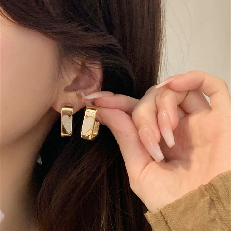 ハートモチーフゴールドスクエアピアス 10223 | G&L Style | 詳細画像2 