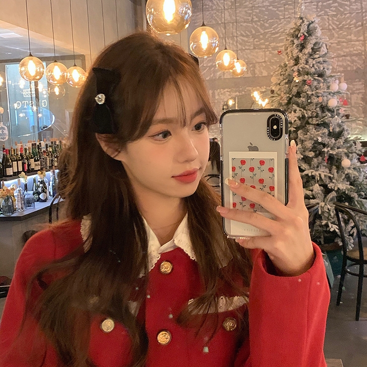 ハートストーンリボンヘアクリップ 2個セット 10428 | G&L Style | 詳細画像4 