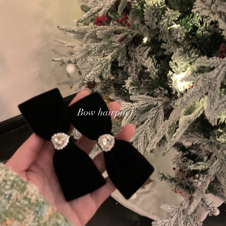 ハートストーンリボンヘアクリップ 2個セット 10428 | G&L Style | 詳細画像3 