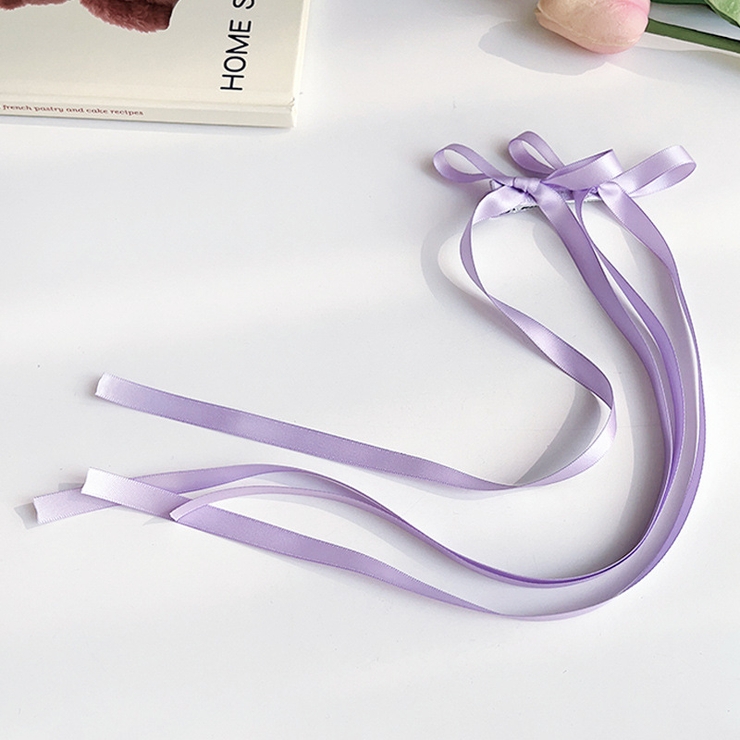 ラベンダー | リボンヘアクリップ 10430 | G&L Style
