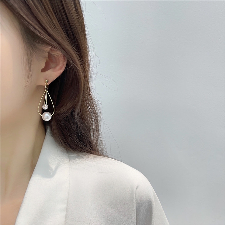 ドロップ型パールピアス 8256