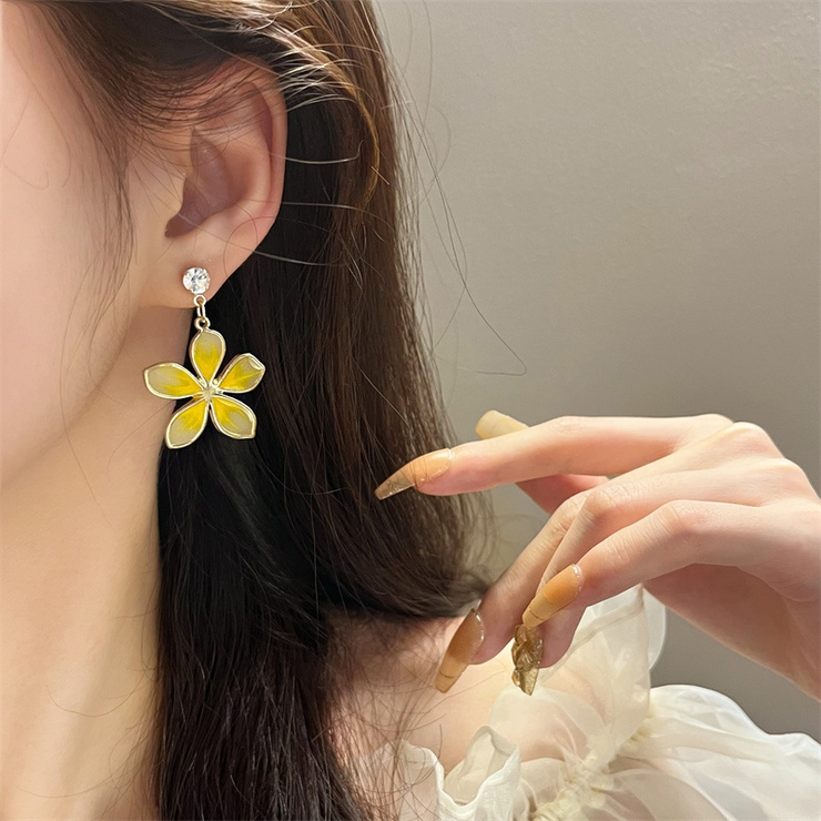 フラワーモチーフストーンピアス 9532 | G&L Style | 詳細画像5 