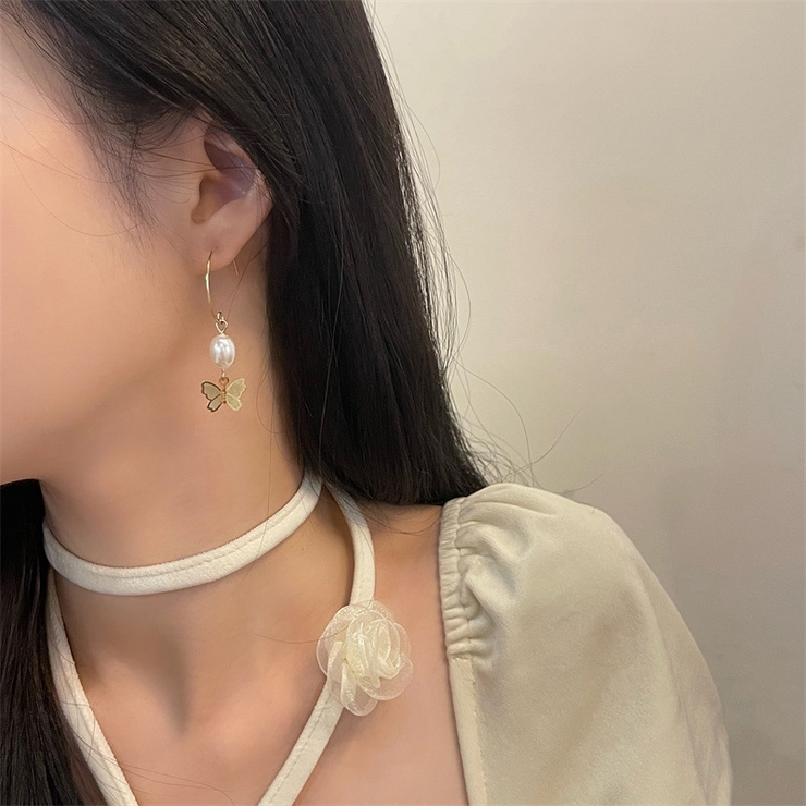 バタフライモチーフパールピアス 9697 | G&L Style | 詳細画像5 