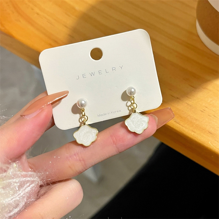 ゴールド | ゴールドフレームパールピアス 9698 | G&L Style