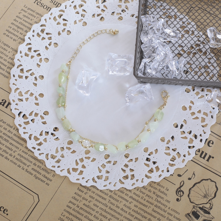 カラーストーン2連ブレスレット 9708 | G&L Style | 詳細画像4 