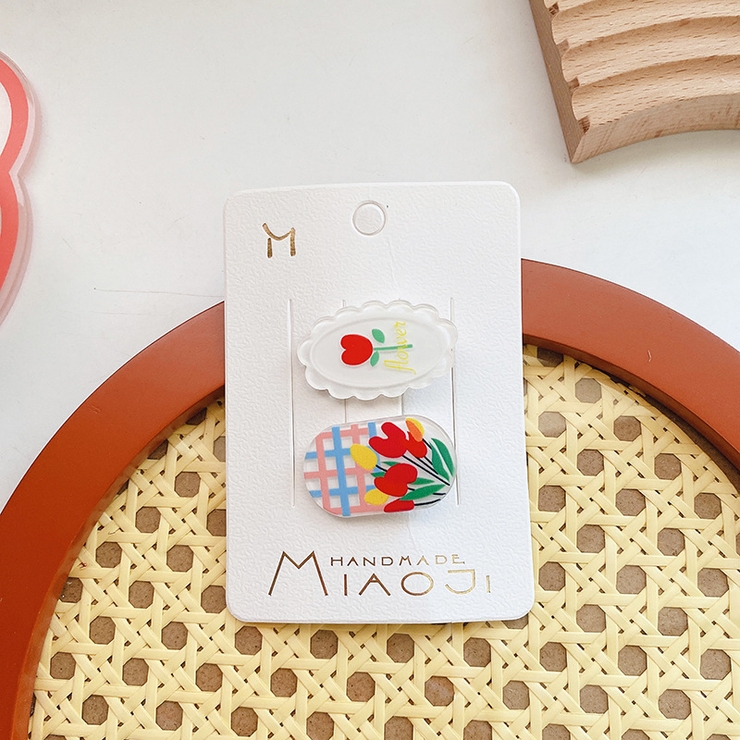 B | モチーフヘアクリップセット 9713 | Amiyo