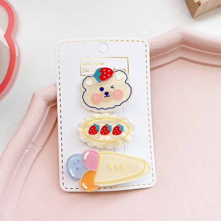 F | モチーフヘアピン3点セット 9714 | Amiyo