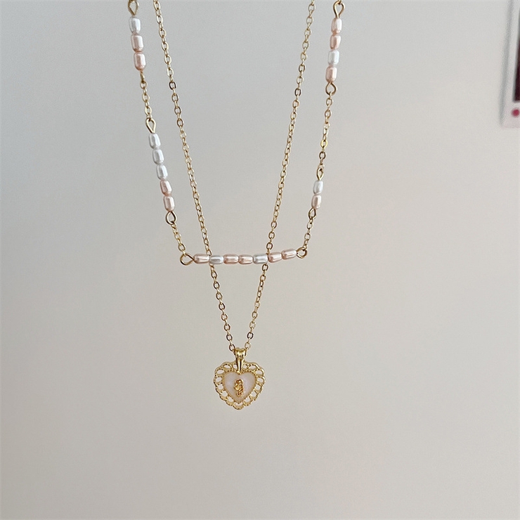 ハートモチーフ・パール 2typeネックレス 9743 | G&L Style | 詳細画像4 