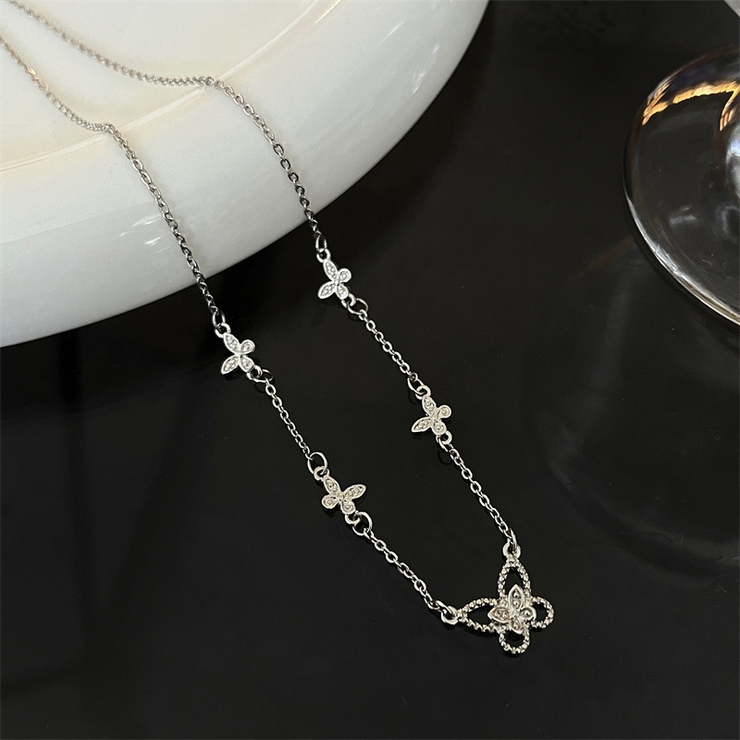 バタフライモチーフストーンネックレス 9990 | G&L Style | 詳細画像2 