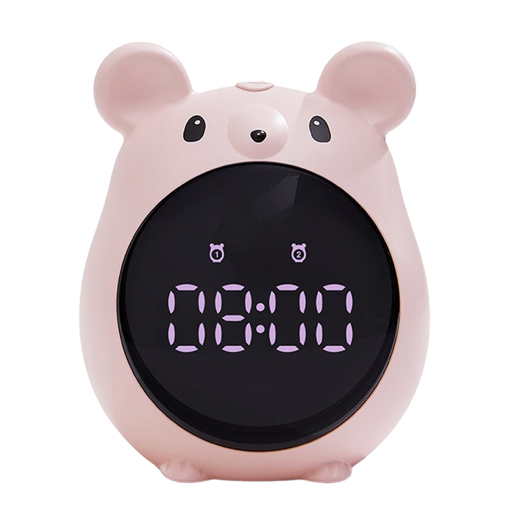 ピンク | ネズミ 置き時計 アラーム | GOLWIS