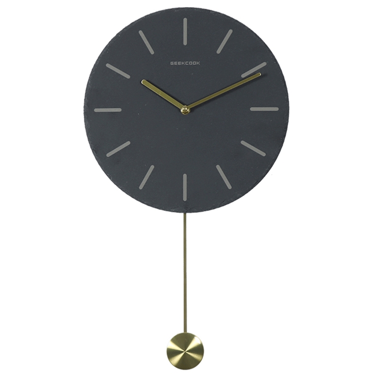 文字盤B円振り子 | 天然石 振り子式 壁掛け時計 | GOLWIS