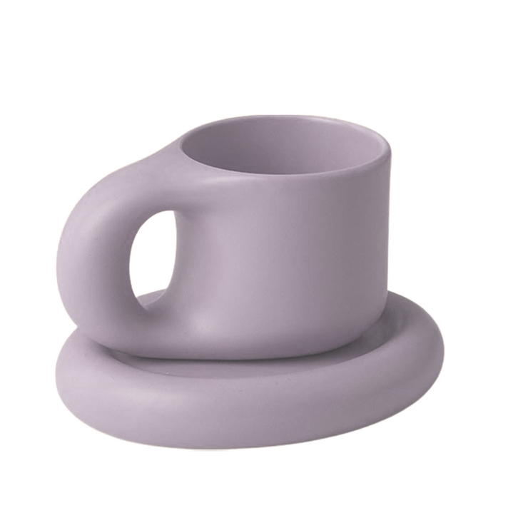 パープル | 2点セット マグカップ ソーサー | GOLWIS