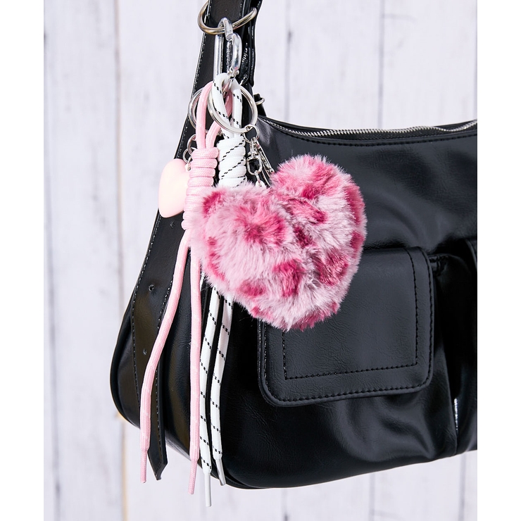 ピンク | 《ふわもこ映え》レディース フェイクファー チャーム | GORGE 