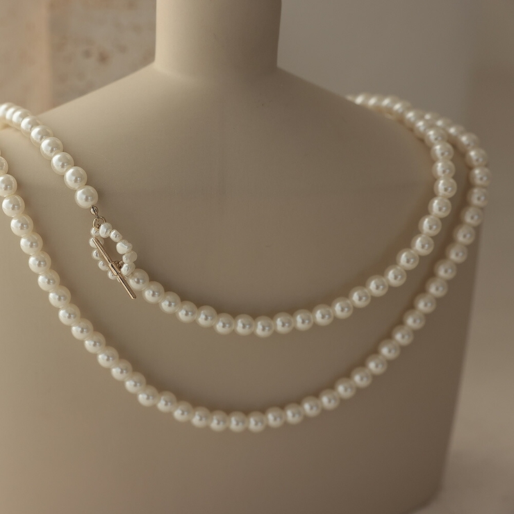 2wayシンプルパールネックレス haremode ハレモード | epicday | 詳細画像2 