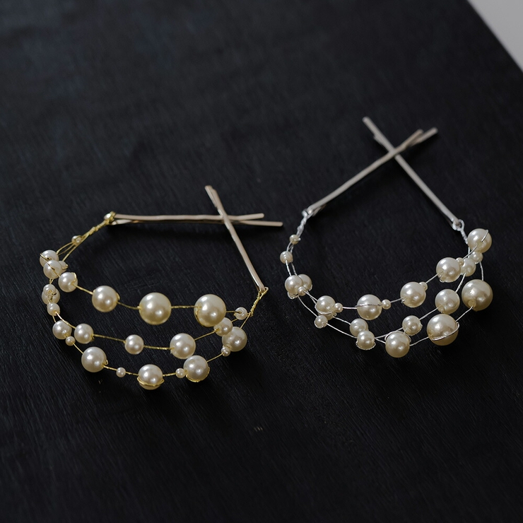 3連パールヘッドドレス ハーフサイズ パール | epicday | 詳細画像2 