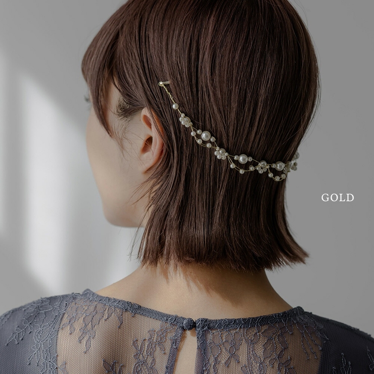 パールレースヘッドドレス パール レース[品番：GRVW0001266