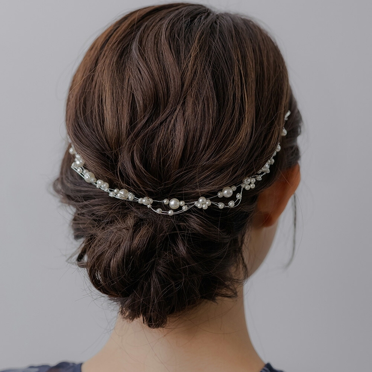 パールレースヘッドドレス パール レース[品番：GRVW0001266