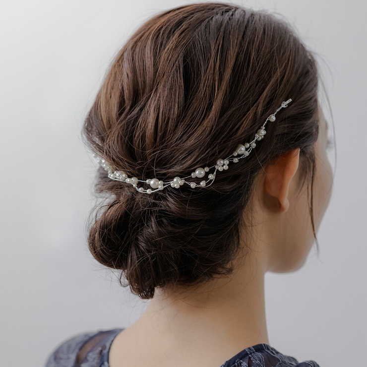 パールレースヘッドドレス パール レース[品番：GRVW0001266