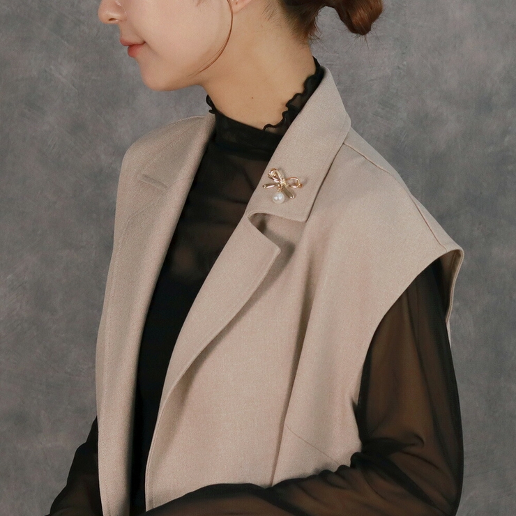 リボンスウィングパールブローチ ブローチ リボン | epicday | 詳細画像14 