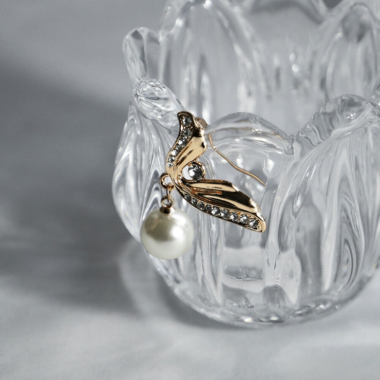 ウェーブドロップパールブローチ ブローチ V字 | epicday | 詳細画像6 