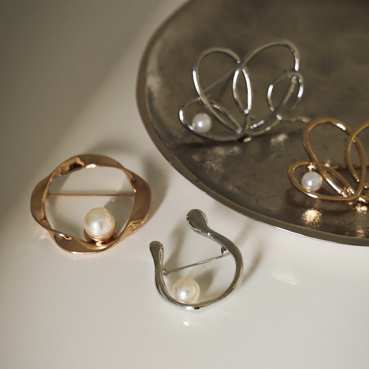 ブローチ ニュアンス ライン | epicday | 詳細画像4 