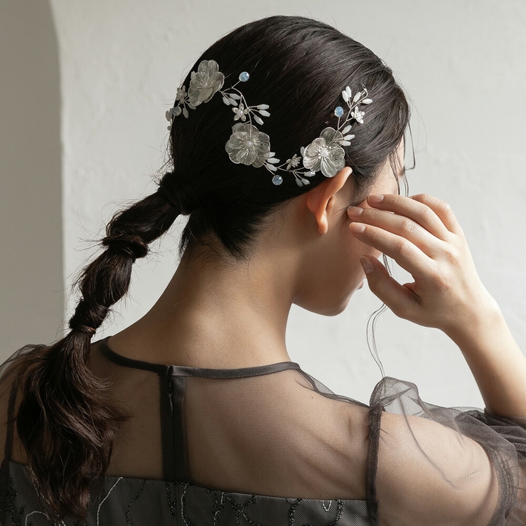 ヘアアクセサリー 結婚式 ビーズ | epicday | 詳細画像6 