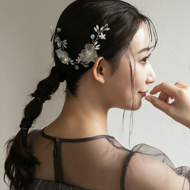 ヘアアクセサリー 結婚式 ビーズ | epicday | 詳細画像7 