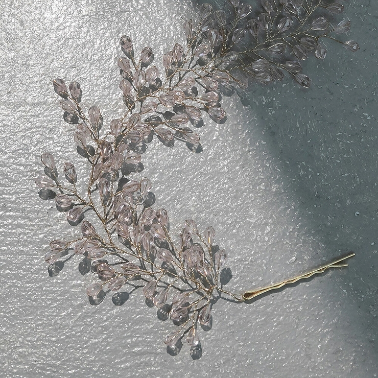 カスミソウクリスタルヘッドドレス ヘアアクセサリー ヘアアクセ | epicday | 詳細画像2 