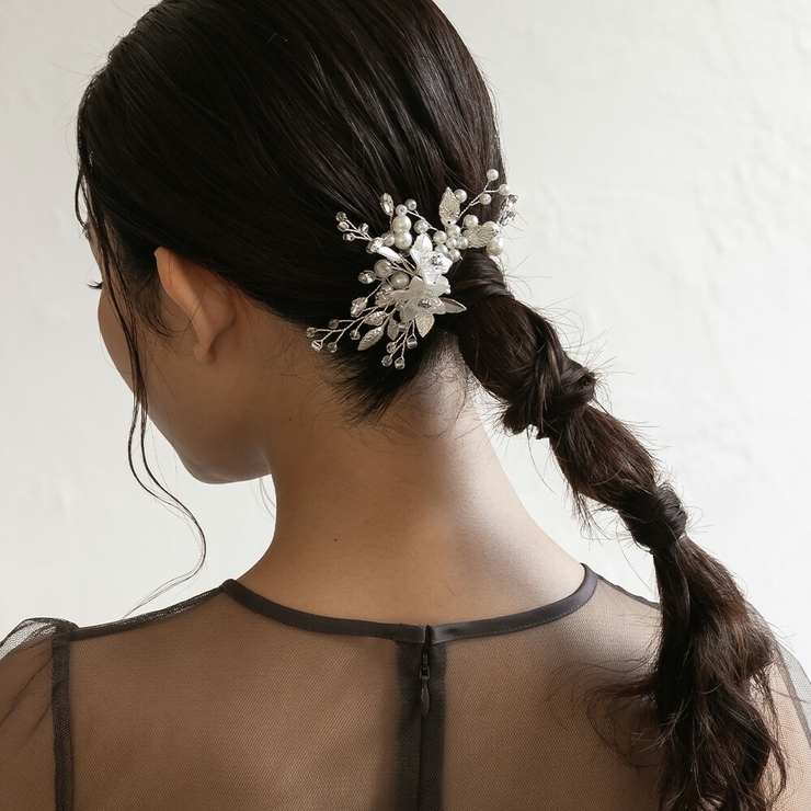 エレガントフラワーUピン5点セット ヘアアクセサリー ヘアアクセ | epicday | 詳細画像7 