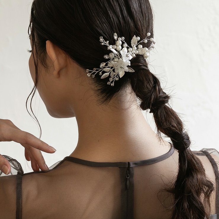 エレガントフラワーUピン5点セット ヘアアクセサリー ヘアアクセ | epicday | 詳細画像8 