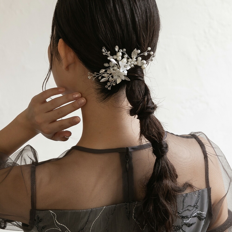 エレガントフラワーUピン5点セット ヘアアクセサリー ヘアアクセ | epicday | 詳細画像9 