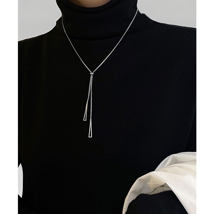 ロングネックレス ダブルチャーム ペンダントトップ | GROOVY STORE | 詳細画像1 