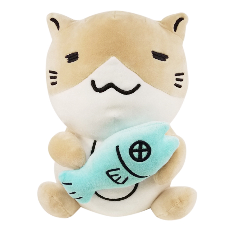 猫渕さん おサカニャ ぬいぐるみ 中サイズ 抱き枕[品番
