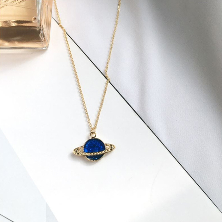 土星 ネックレス 惑星[品番：GLJA0000360]｜gulamu jewelry
