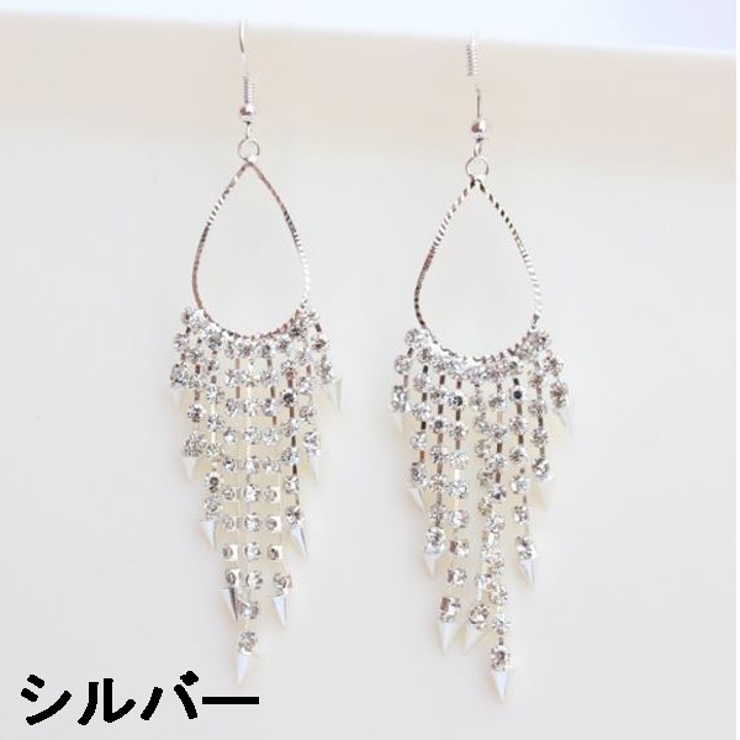シャンデリア フックピアス ゴージャス[品番：GLJA0000232