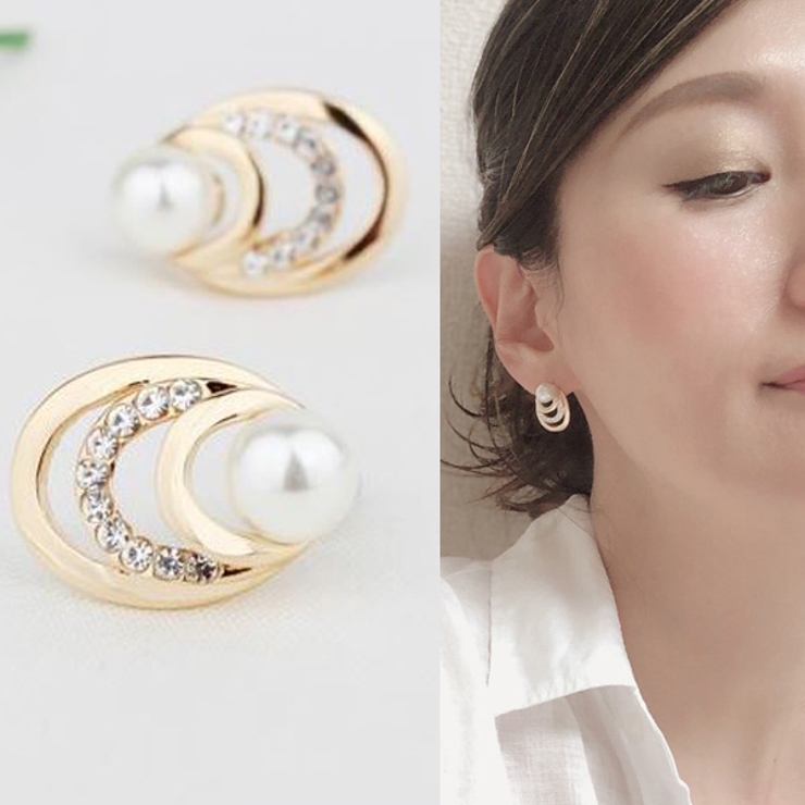 エレガント パール ピアス[品番：GLJA0000297]｜gulamu jewelry 