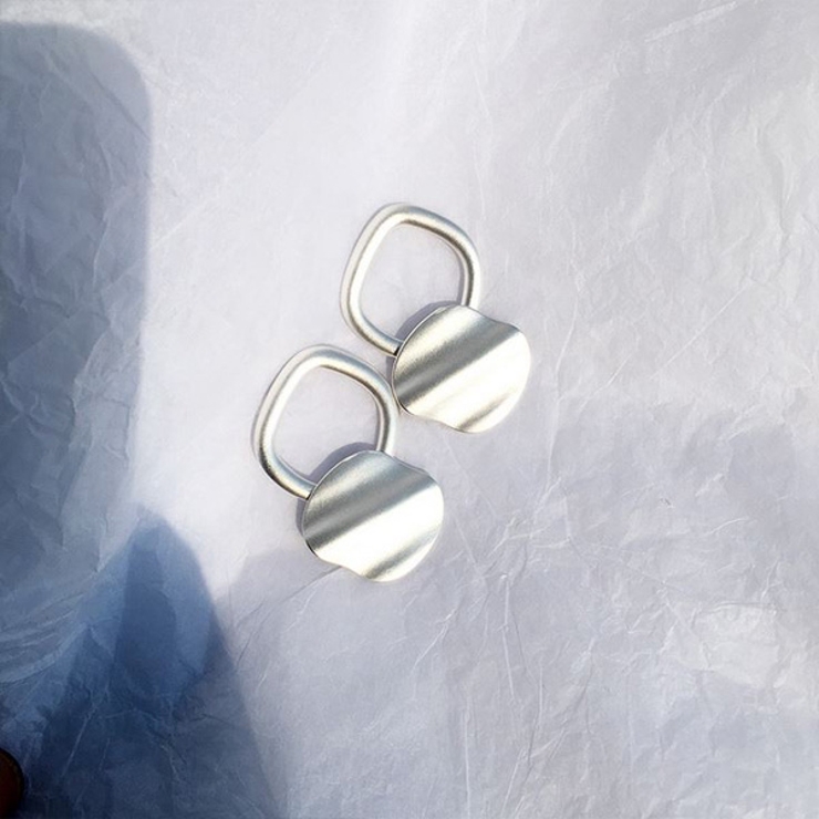 つや消し 変形 スクエア | gulamu jewelry  | 詳細画像9 