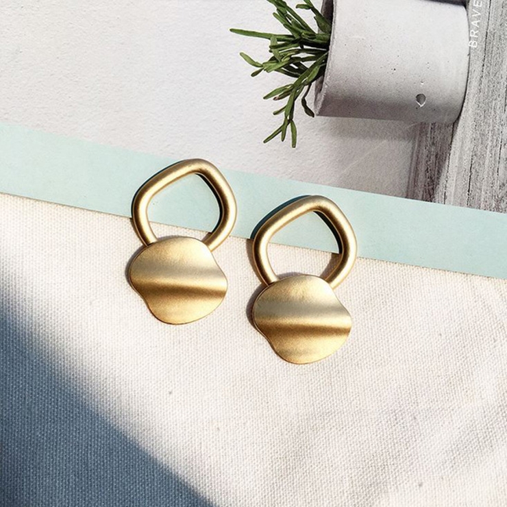 つや消し 変形 スクエア | gulamu jewelry  | 詳細画像3 