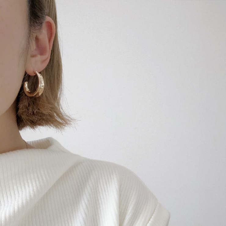 ピアス C型 つちめ | gulamu jewelry  | 詳細画像4 