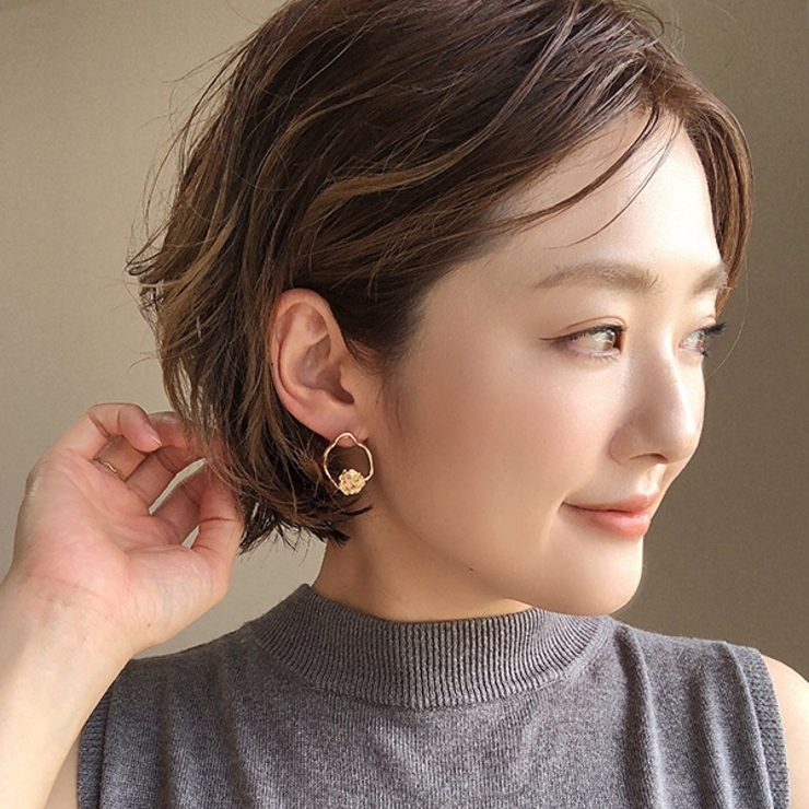 ローズ ゴールド フープ | gulamu jewelry  | 詳細画像2 