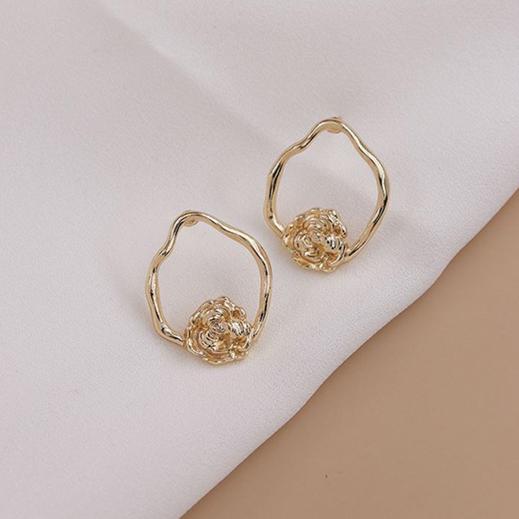 ローズ ゴールド フープ | gulamu jewelry  | 詳細画像5 